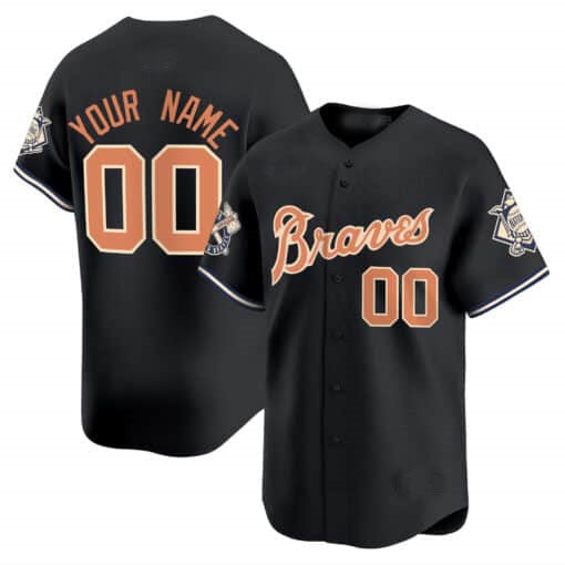 Custom A.Braves Peaches n¡¯ Cream Vapor Premier Limited Baseball Jerseys