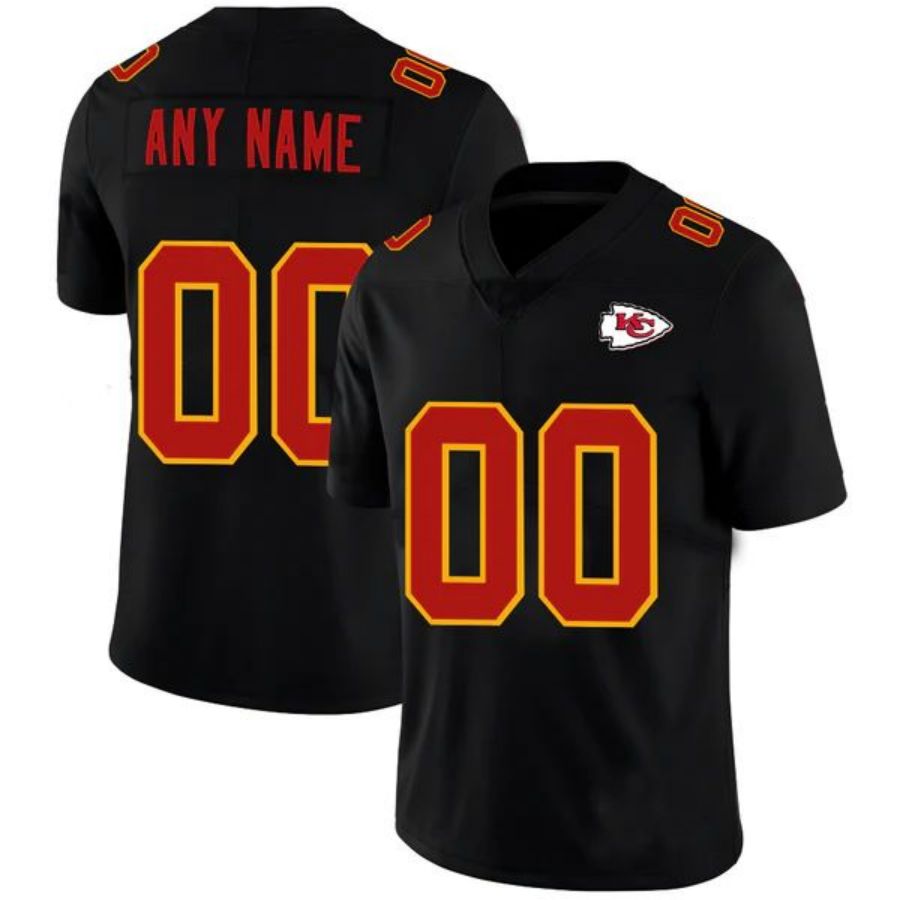 Custom KC.Chiefs Black American Stitched Football Jerseys Name And Number Size S to 5XL Birthday Gift