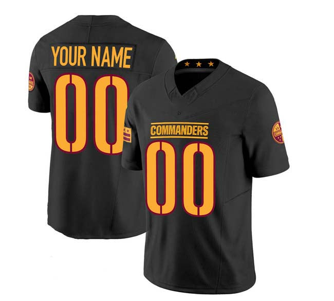 Custom W.Commanders F.U.S.E. Vapor Limited Stitched Football Jerseys