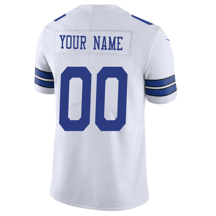 Custom D.Cowboys White Game Football Jerseys -Stitched American Football Jerseys