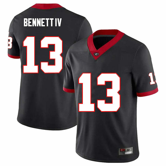 #13 Stetson Bennett Player Black Georgia Bulldogs Game College Jerseys