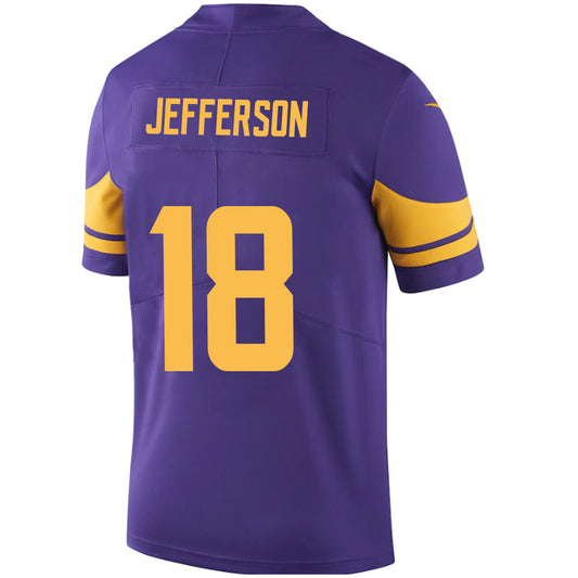 #18 Justin Jefferson Player MN.Vikings Purple Legend Game Stitched Football Jerseys