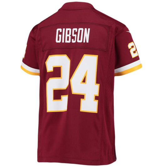 W.Commanders #24 Antonio Gibson Burgundy Stitched Player Game Football Jerseys