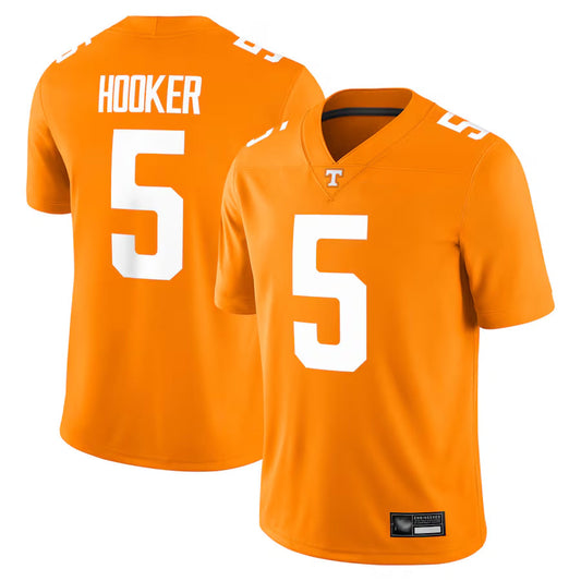#5 Hendon Hooker Player Tennessee Volunteers Orange Home Game College Jerseys