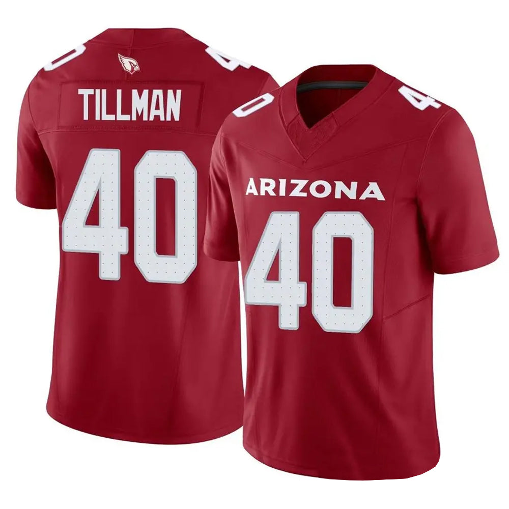 A.Cardinals #40 Pat Tillman Player Red Vapor F.U.S.E. Limited Football Jerseys