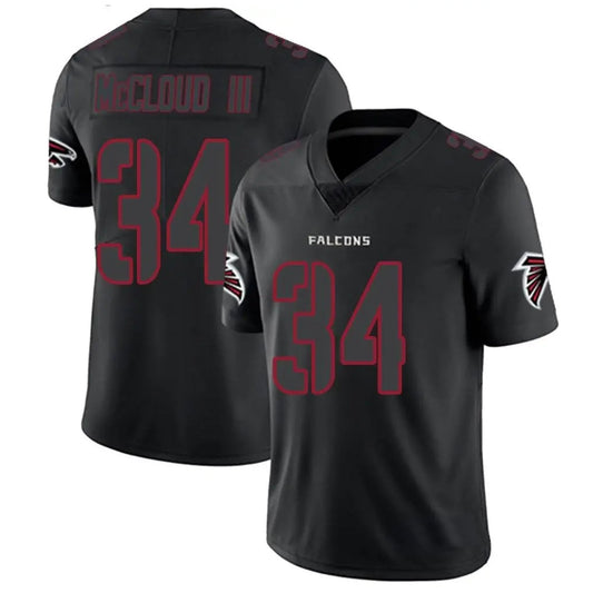 A.Falcons #34 Ray-Ray McCloud III Player Limited Black Impact Football Jerseys