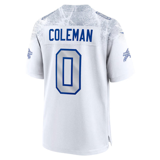 B.Bills #0 Keon Coleman Player White Rivalries Collection Game Football Jerseys