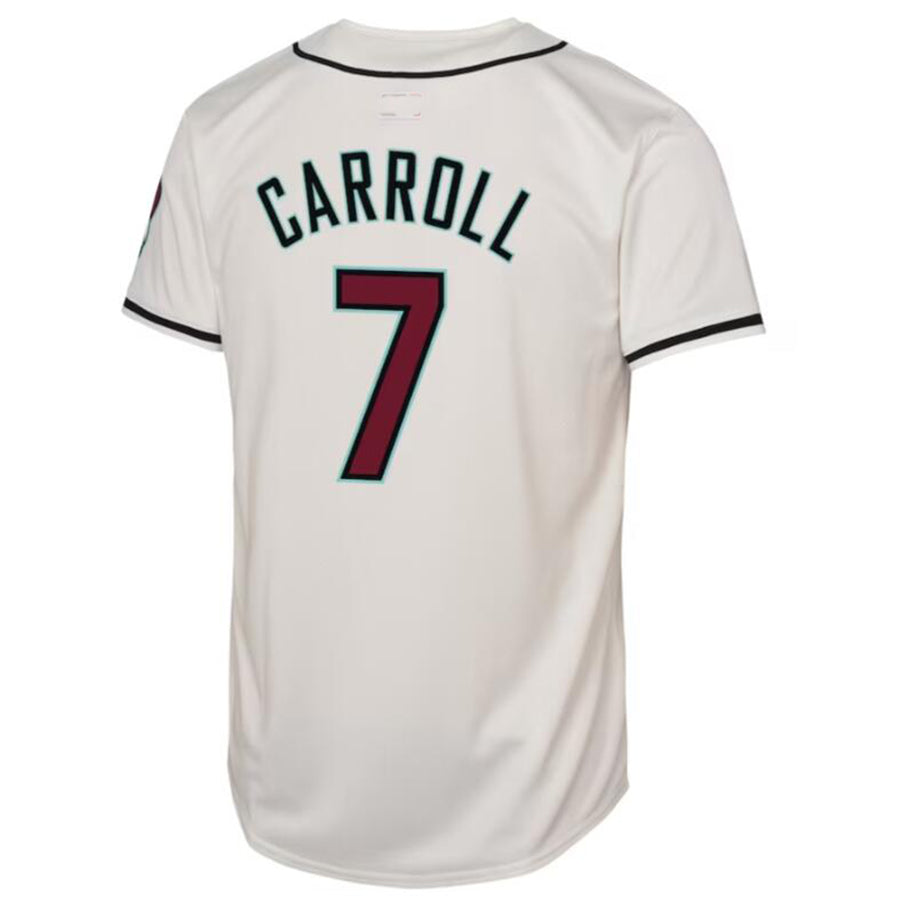 #7 Corbin Carroll A.Diamondbacks White Home Limited Baseball Jerseys