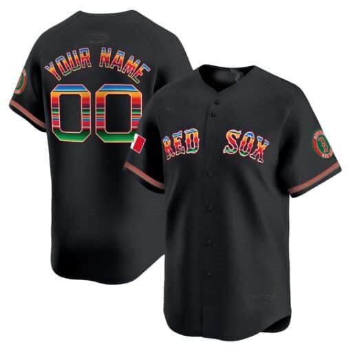 Custom B.Red Sox Mexico Vapor Premier Limited Stitched Baseball Jerseys