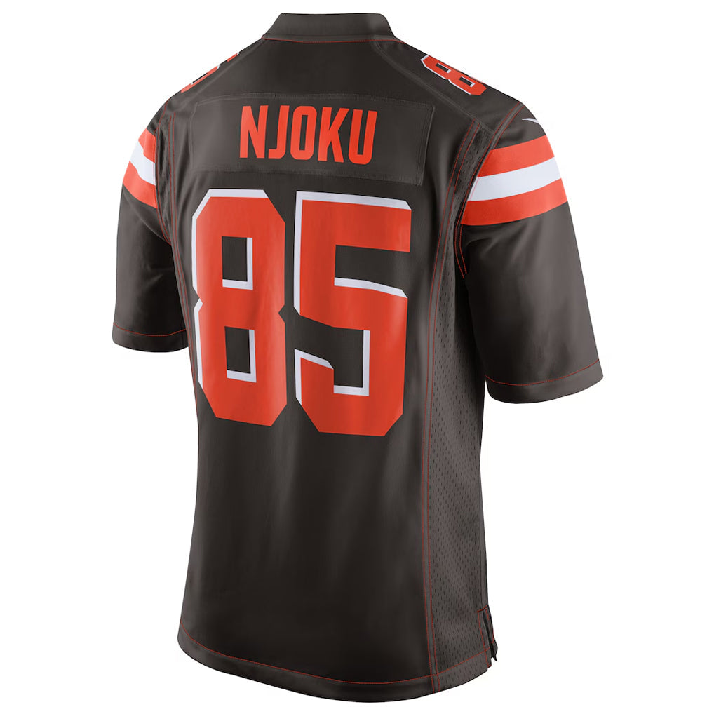 C.Browns #85 David Njoku Player Brown Game Football Jerseys