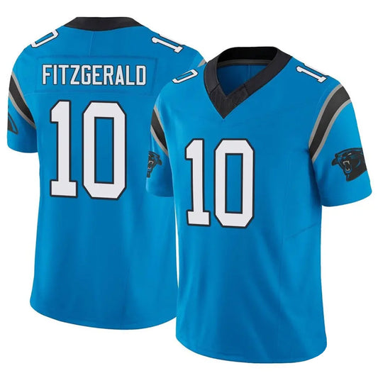 C.Panthers #10 Ryan Fitzgerald Player Blue Limited Vapor F.U.S.E. Football Jerseys