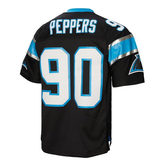 C.Panthers #90 Julius Peppers Legacy Replica Player Jersey ¨C Black American Football Jerseys