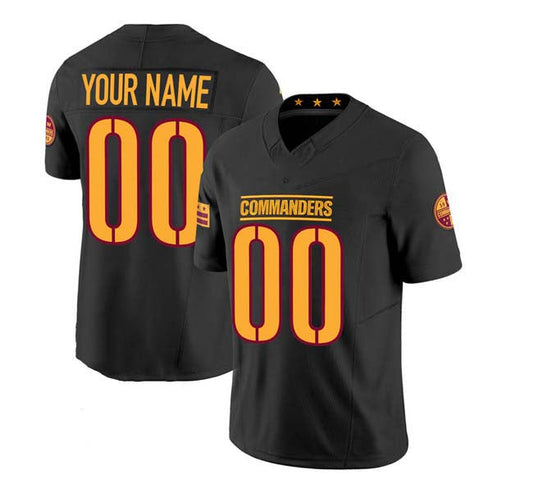 Custom W.Commanders F.U.S.E. Vapor Limited Stitched Football Jerseys