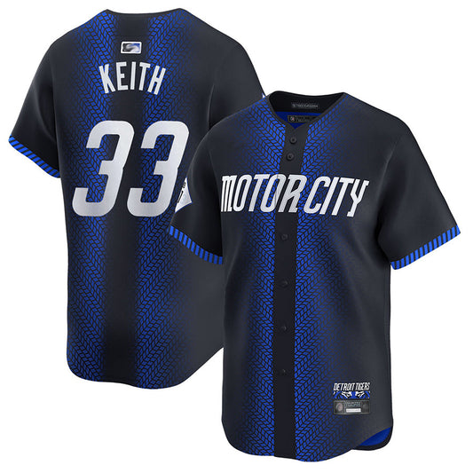 D.Tigers #33 Colt Keith Player City Connect Limited Baseball Jerseys
