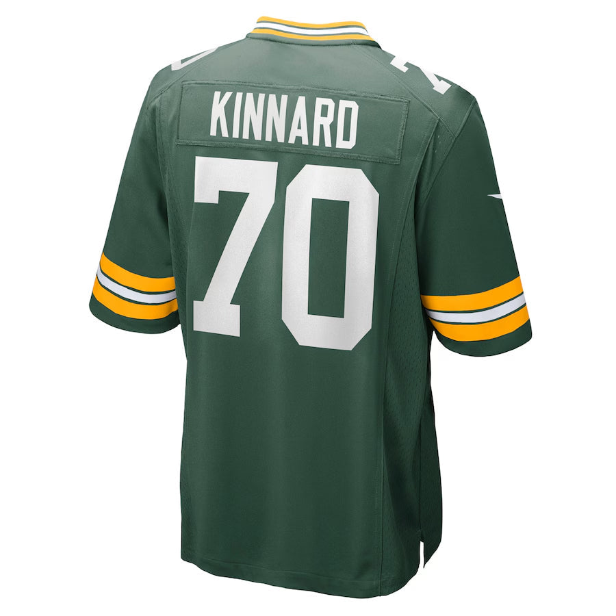GB.Packers #70 Darian Kinnard Player Green Home Game Football Jerseys
