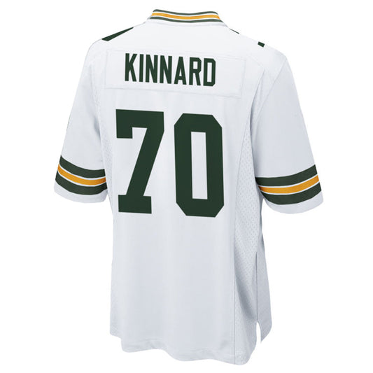 GB.Packers #70 Darian Kinnard Player White Home Game Football Jerseys