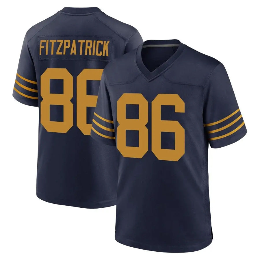 GB.Packers #86 John FitzPatrick Player Navy The 1923 Classic Game Football Jerseys