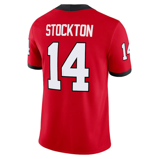 Georgia Bulldogs #14 Gunner Stockton Player Red Home Game Football Jerseys