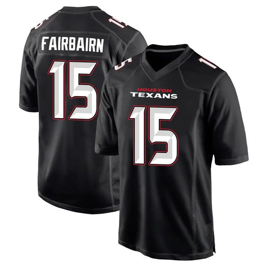 H.Texans #15 Ka'imi Fairbairn Player Carbon Black Fashion Football Jerseys