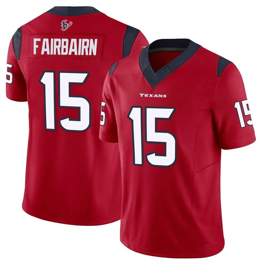 H.Texans #15 Ka'imi Fairbairn Player Red Vapor F.U.S.E. Limited Football Jerseys