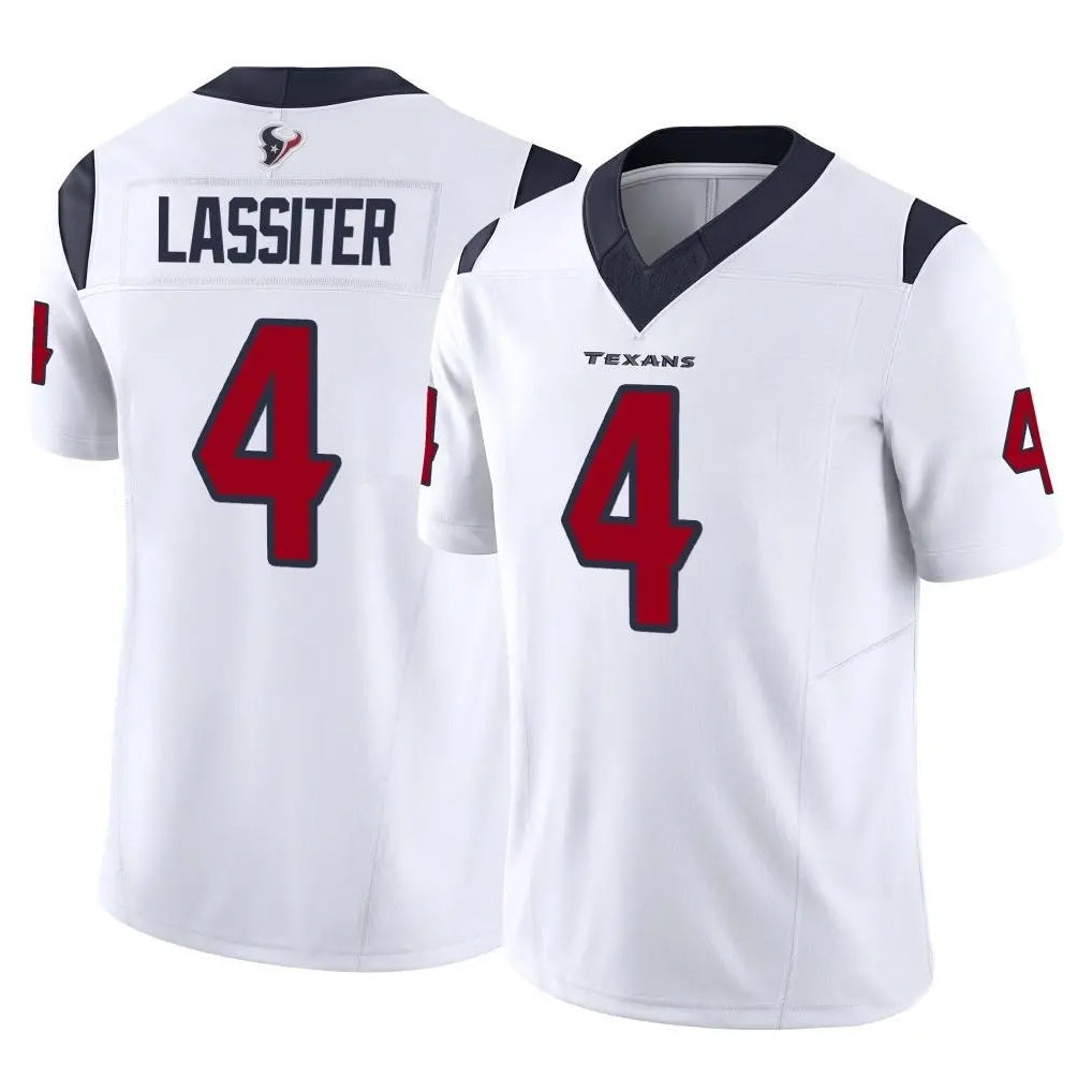 H.Texans #4 Kamari Lassiter Player White Vapor F.U.S.E. Limited Football Jerseys