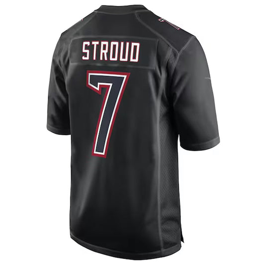 H.Texans #7 C.J. Stroud Player Black Fashion Game Football Jerseys