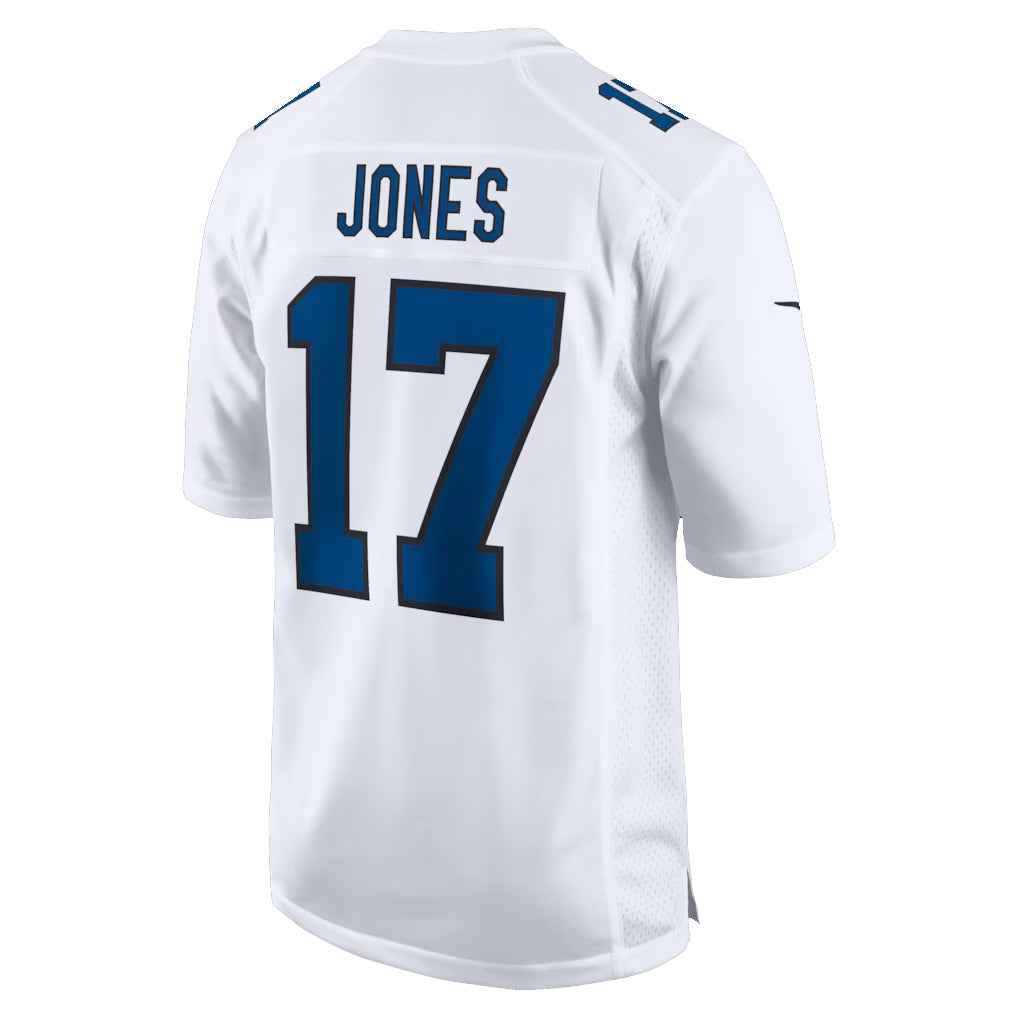 IN.Colts #17 Daniel Jones Player Tundra White Fashion Game Football Jerseys