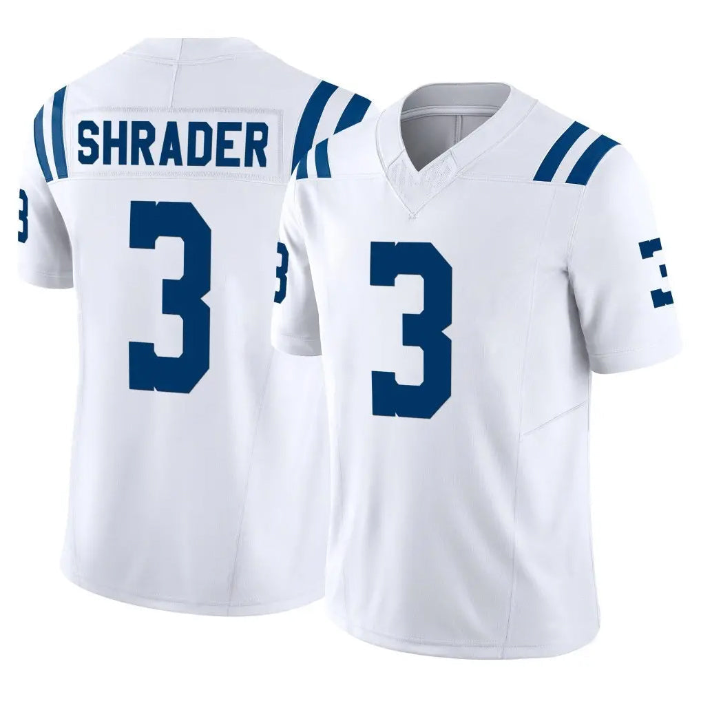 IN.Colts #3 Spencer Shrader Player White Vapor F.U.S.E. Limited Football Jerseys