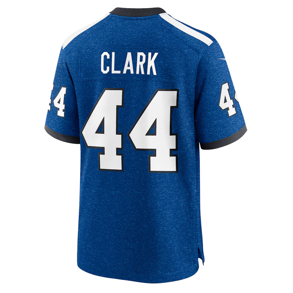 IN.Colts #44 Dallas Clark Player Royal Alternate 2 Game Football Jerseys