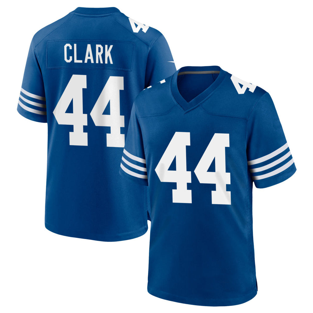 IN.Colts #44 Dallas Clark Player Royal Alternate Game Football Jerseys