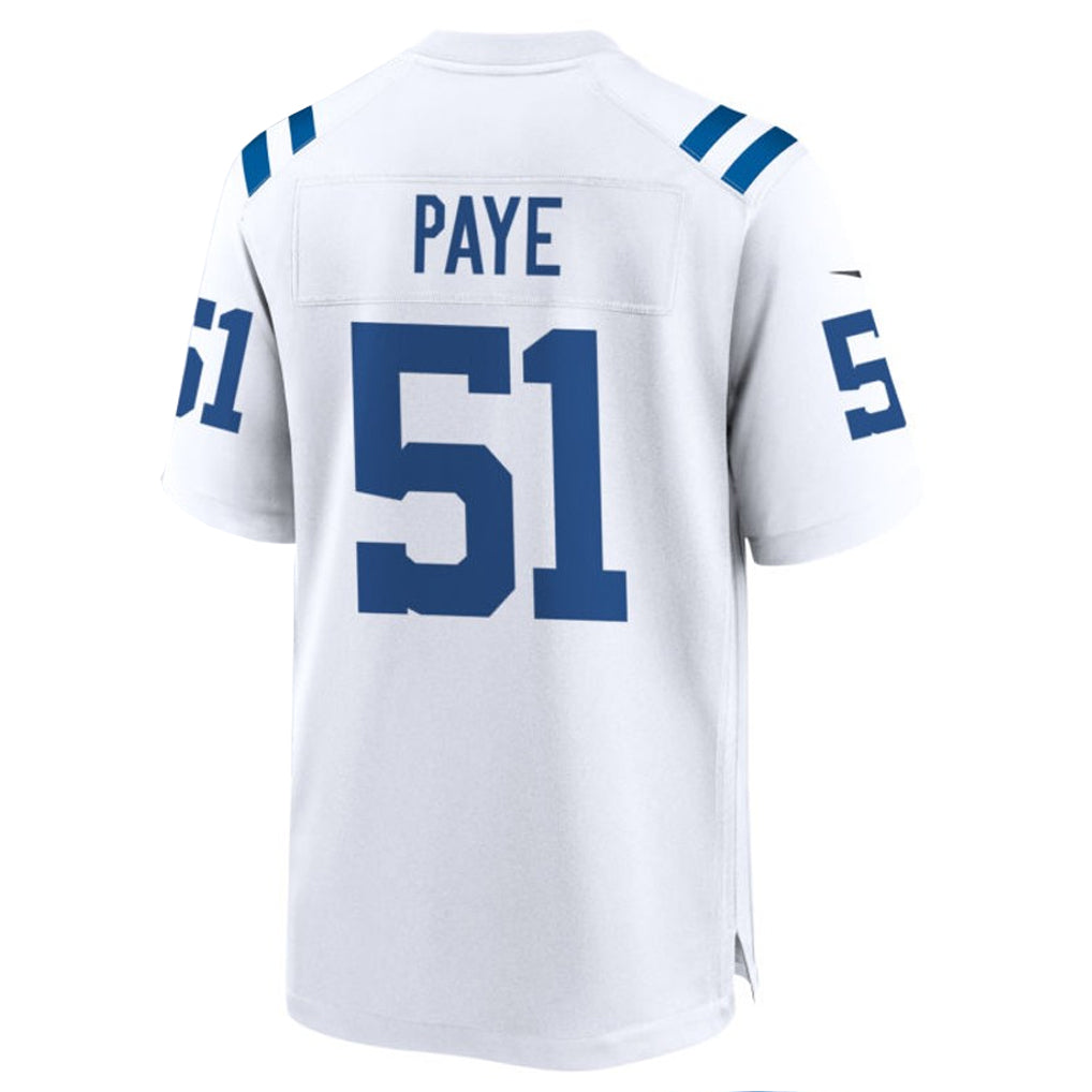 IN.Colts #51 Kwity Paye Player White Home Game Football Jerseys