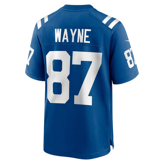 IN.Colts #87 Reggie Wayne Player Royal Home Game Football Jerseys