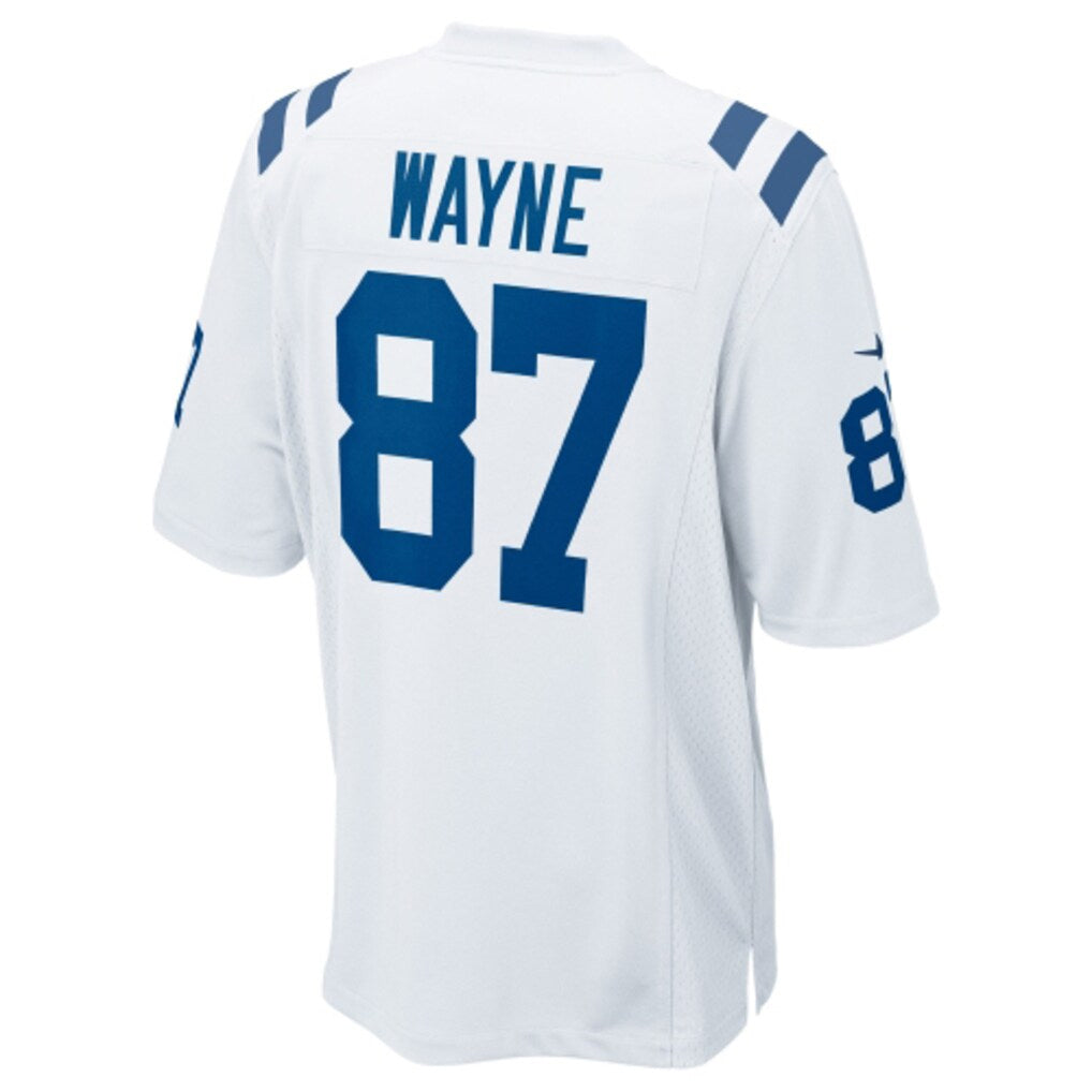 IN.Colts #87 Reggie Wayne Player White Game Football Jerseys
