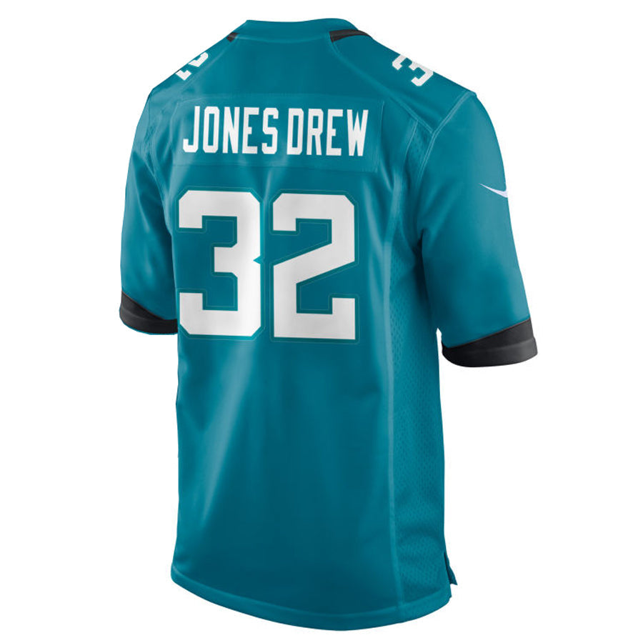 J.Jaguars #32 Maurice Jones-Drew Player Teal Home Game Football Jerseys