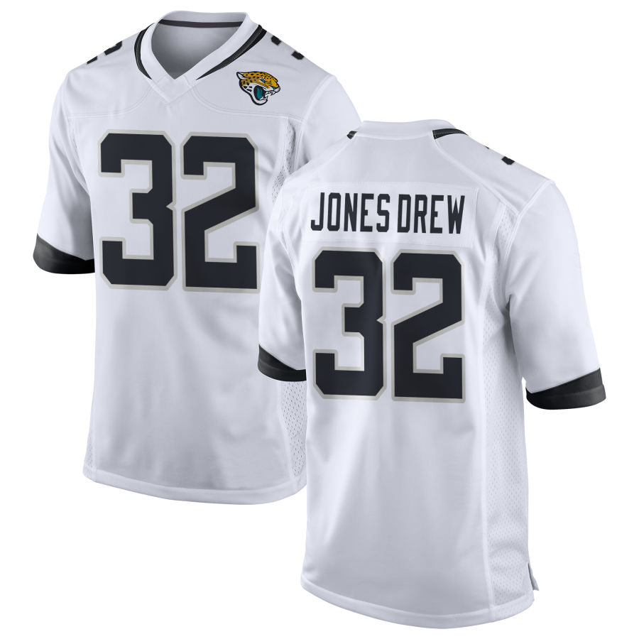 J.Jaguars #32 Maurice Jones-Drew Player White Game Football Jerseys