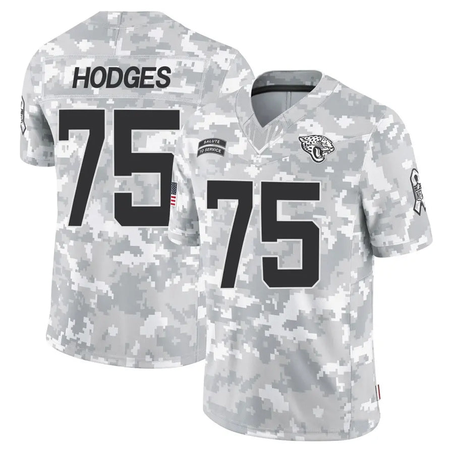 J.Jaguars #75 Cooper Hodges Player Arctic Camo Salute to Service Limited Football Jerseys