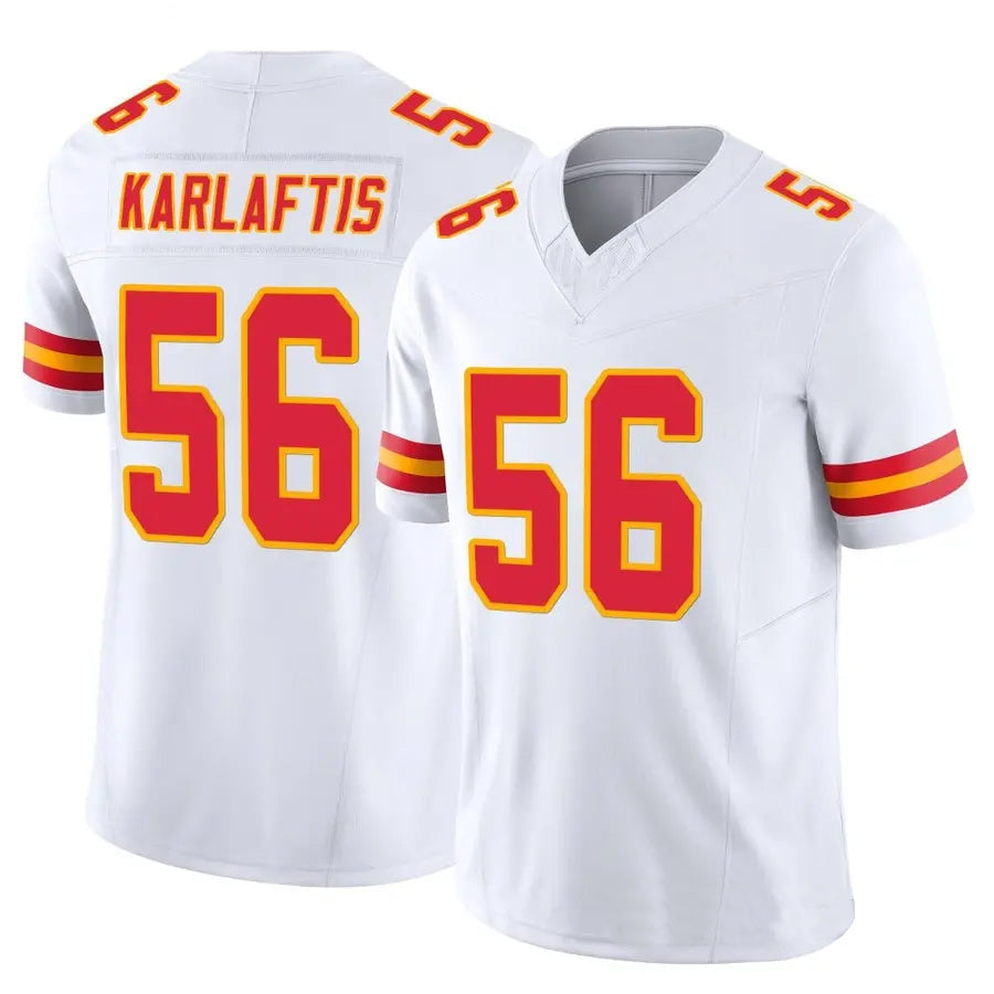 KC.Chiefs #56 George Karlaftis Player White Vapor F.U.S.E. Limited Stitched Football Jerseys