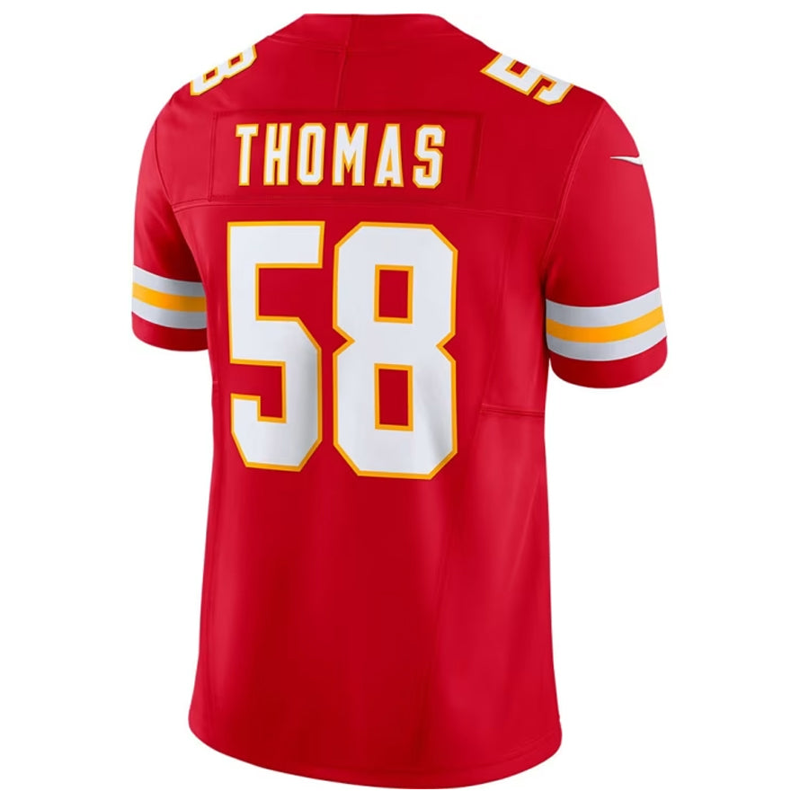 KC.Chiefs #58 Derrick Thomas Player Red Vapor F.U.S.E. Limited Football Jerseys