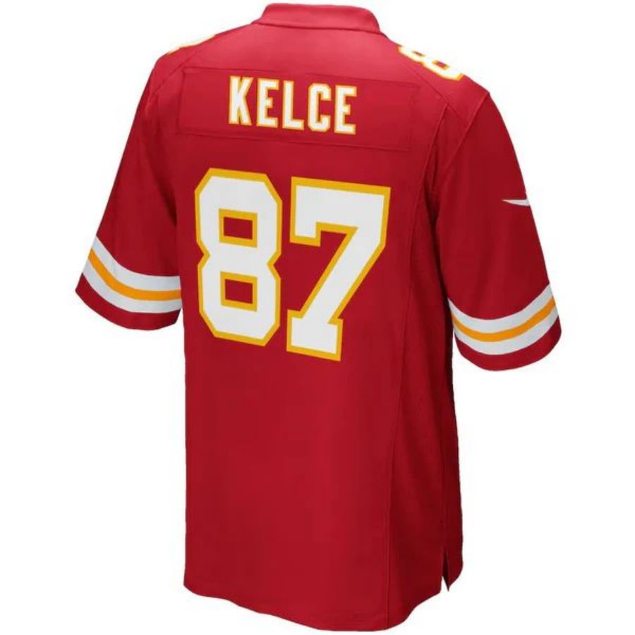 KC.Chiefs #87 Travis Kelce Player  Red  Game Jersey Stitched American Football Jerseys