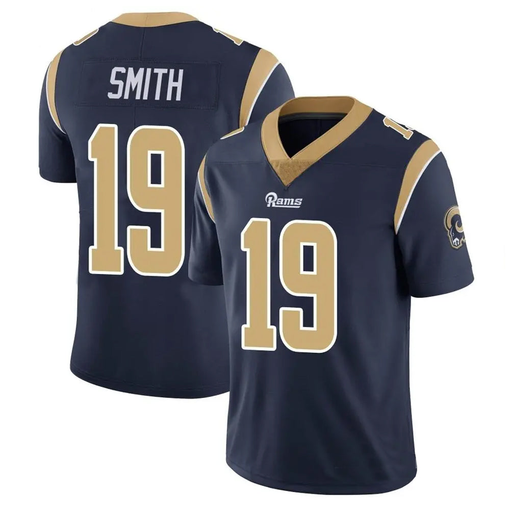 LA.Rams #19 Xavier Smith Player Navy Vapor Limited Football Jerseys