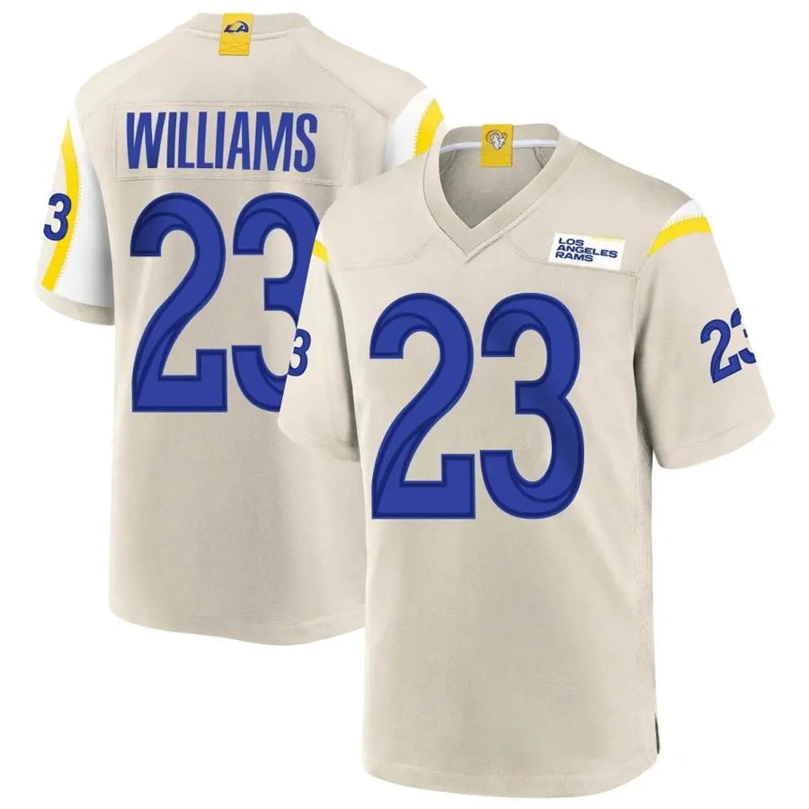 LA.Rams #23 Kyren Williams Player Bone Replica Game Football Jerseys