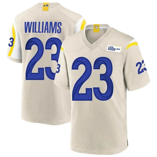 LA.Rams #23 Kyren Williams Player Bone Replica Game Football Jerseys