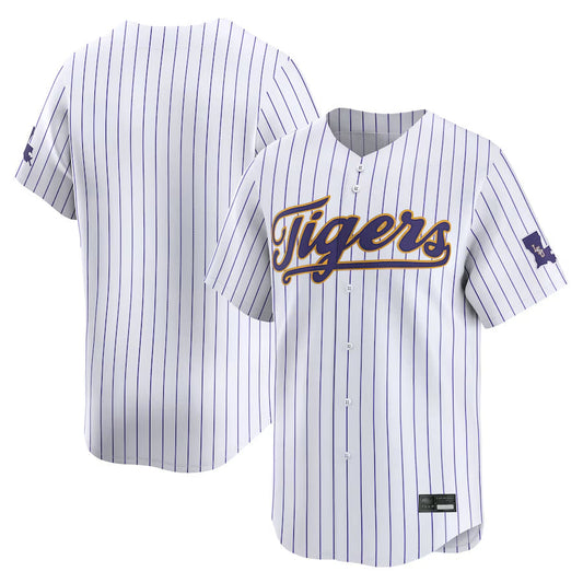 LSU Tigers Blank Plyaer White College Jerseys - Limited Baseball Jerseys