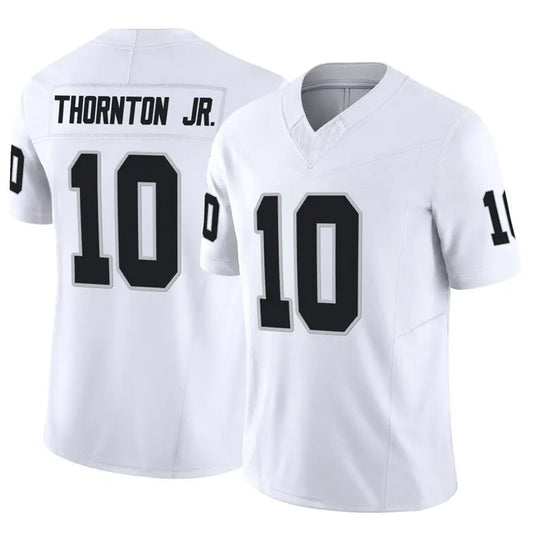 LV.Raiders #10 Dont'e Thornton Jr. Player White Vapor F.U.S.E Limited Football Jerseys
