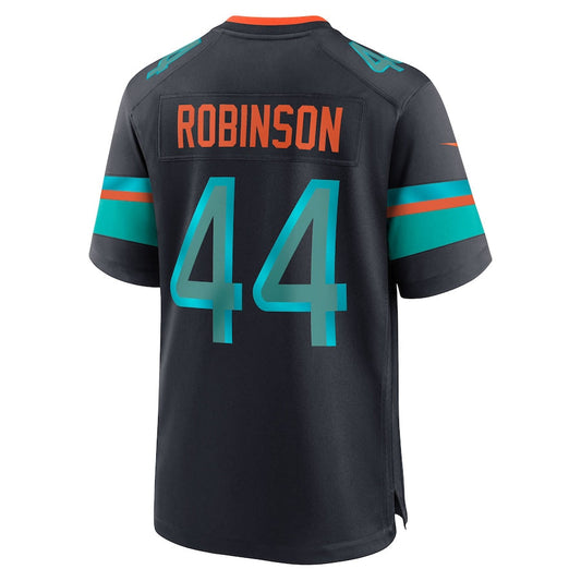 M.Dolphins #44 Chop Robinson Player Pitch Blue Rivalries Collection Game Football Jerseys