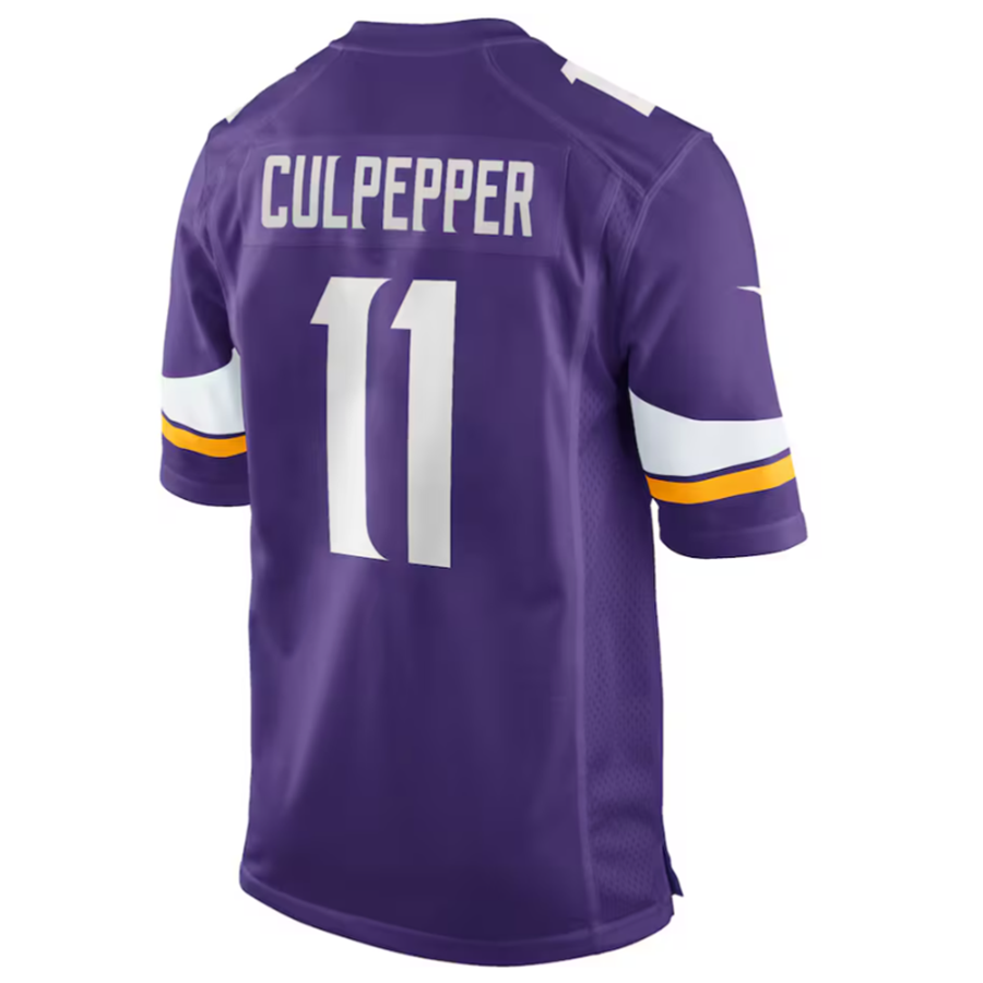 #11 Daunte Culpepper Player MN.Vikings Purple Game Football Jerseys