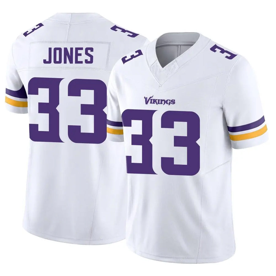 MN.Vikings #33 Aaron Jones Player White Vapor F.U.S.E. Limited Football Jerseys