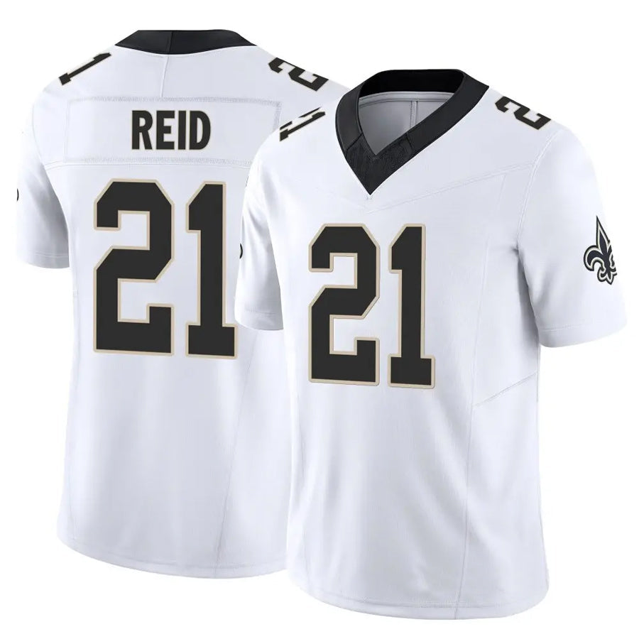 NO.Saints #21 Justin Reid Player White Vapor Limited Football Jerseys