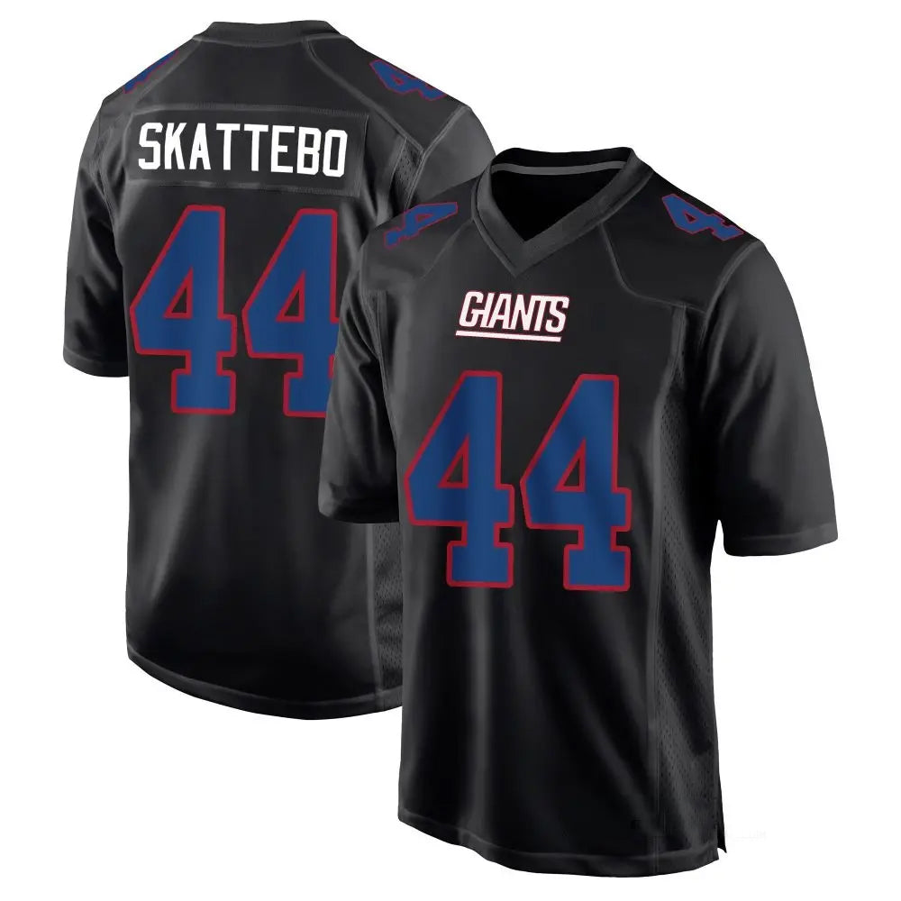 NY.Giants #44 Cam Skattebo Player Black Fashion Game Football Jerseys