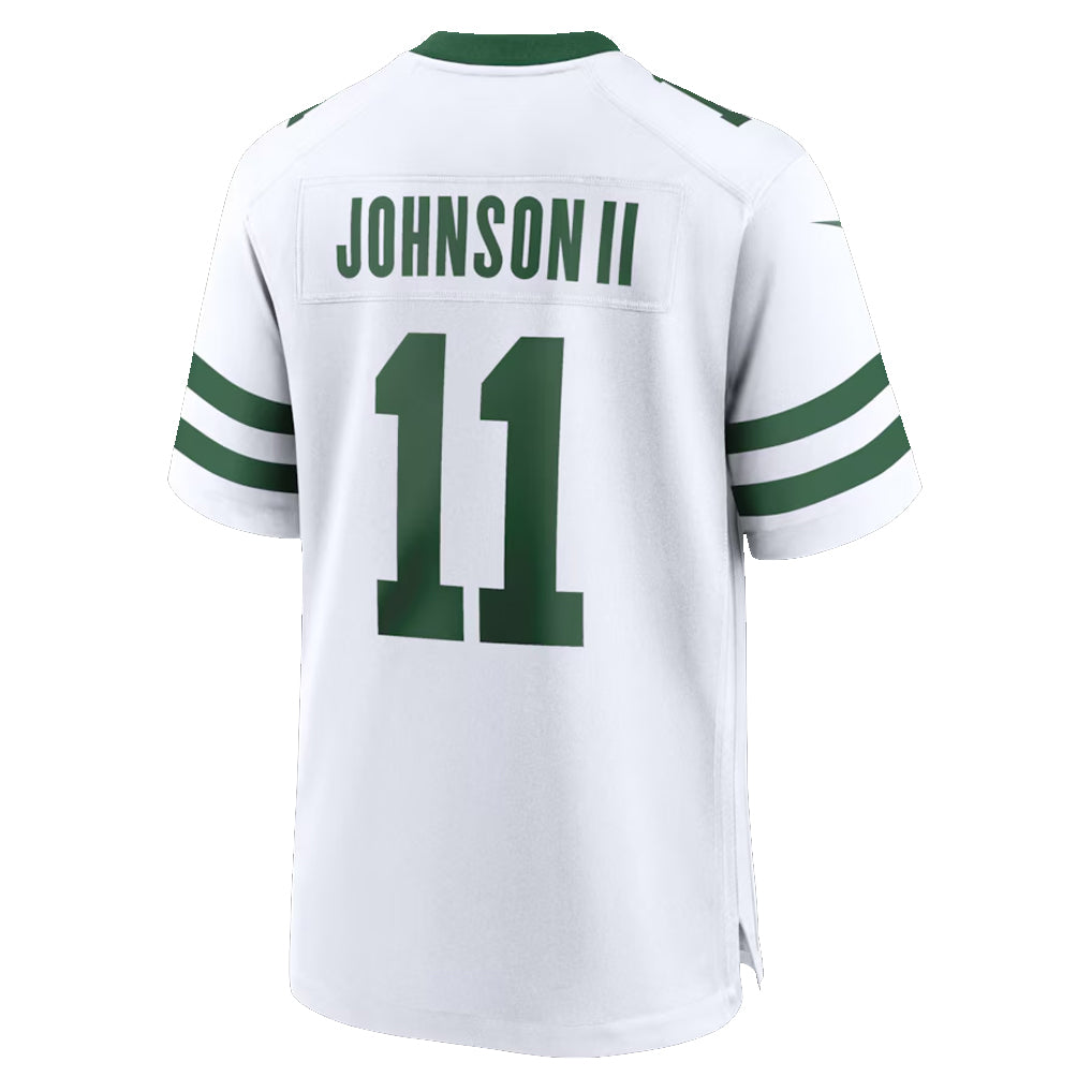 NY.Jets #11 Jermaine Johnson II Player White Home Game Football Jerseys
